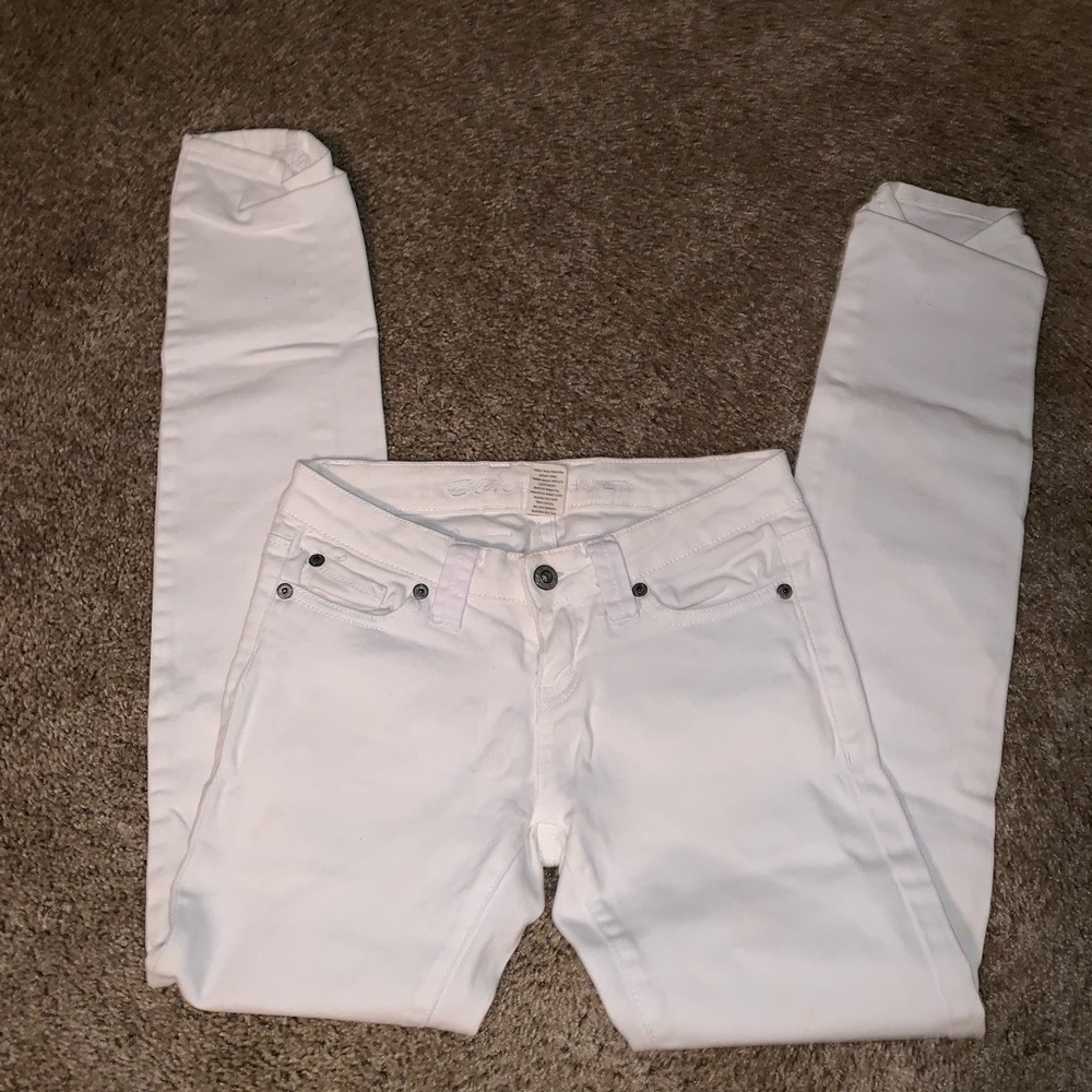 Blue asphalt skinny jeans